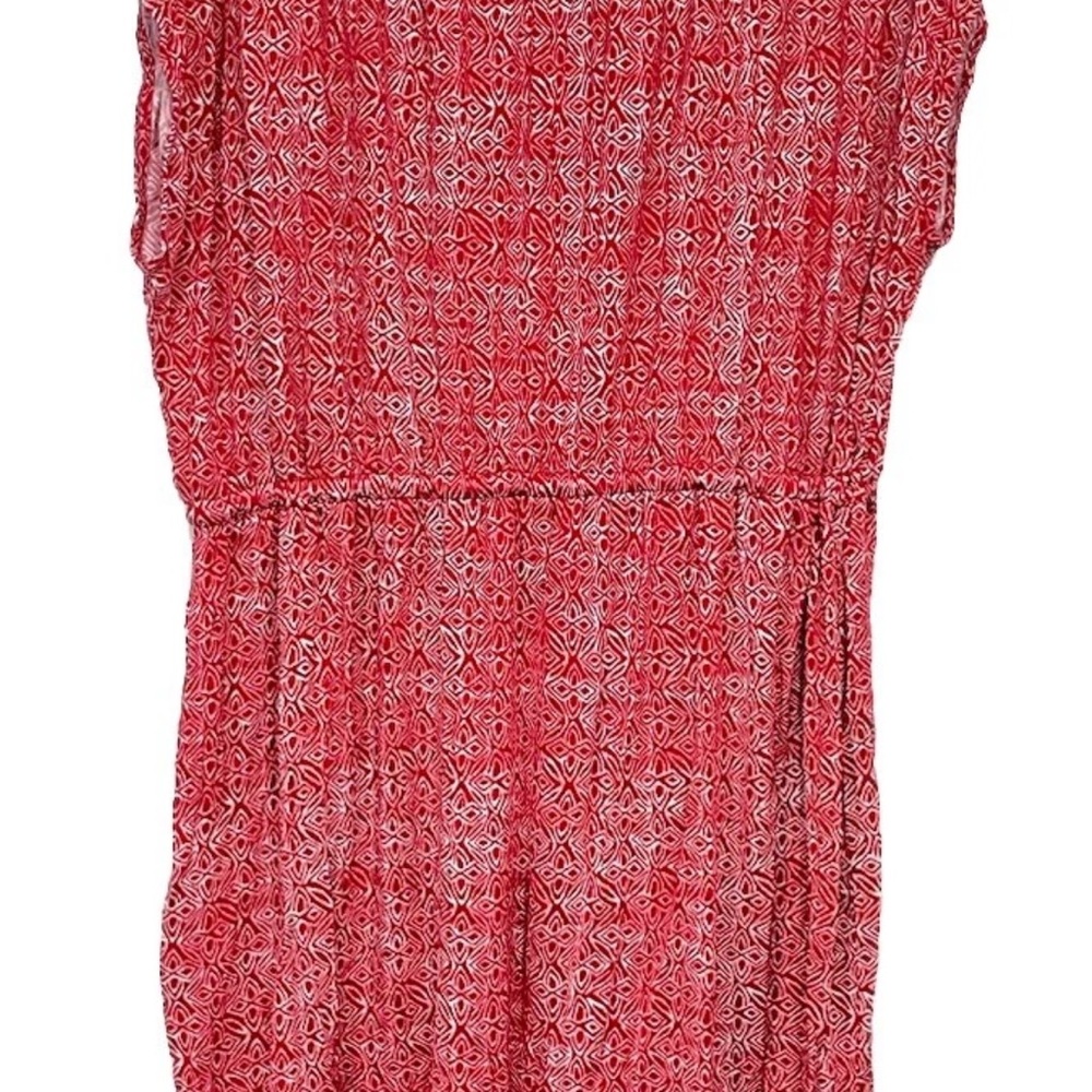 LOFT Red Patterned Dress - image 3